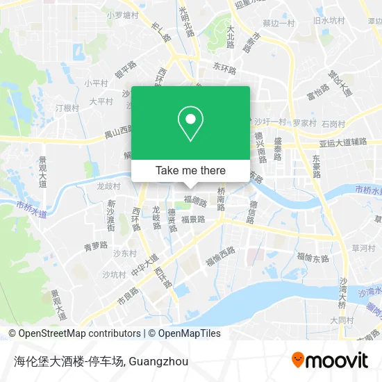 海伦堡大酒楼-停车场 map