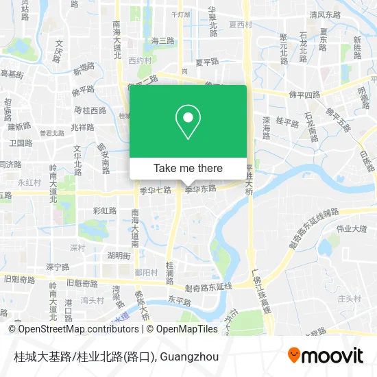 桂城大基路/桂业北路(路口) map