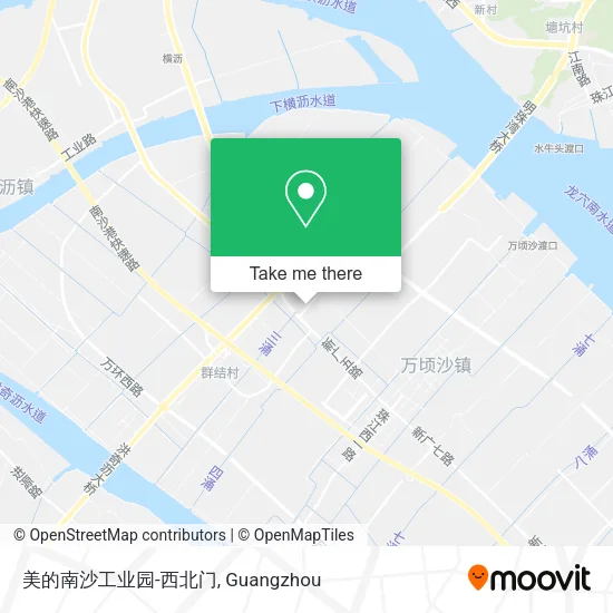 美的南沙工业园-西北门 map