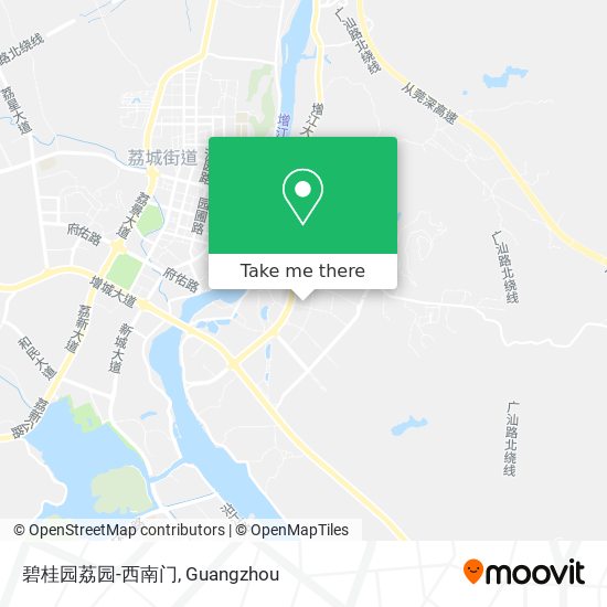 碧桂园荔园-西南门 map