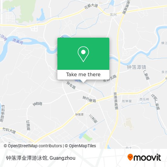 钟落潭金潭游泳馆 map