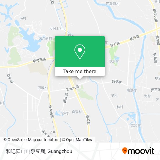 和记阳山山泉豆腐 map