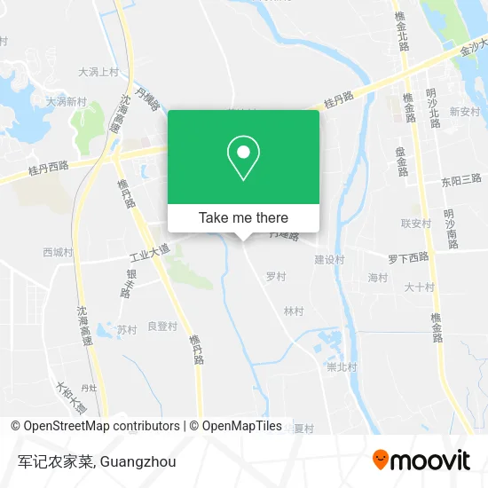 军记农家菜 map