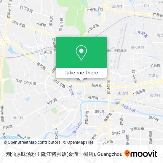 潮汕原味汤粉王隆江猪脚饭(金湖一街店) map