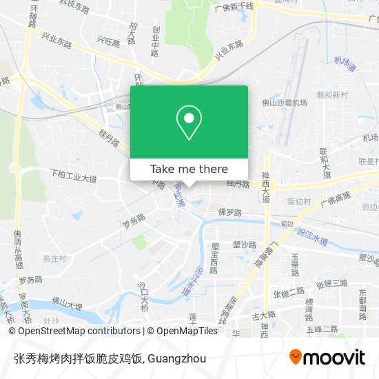 张秀梅烤肉拌饭脆皮鸡饭 map
