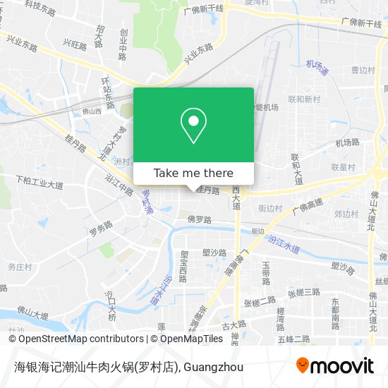 海银海记潮汕牛肉火锅(罗村店) map