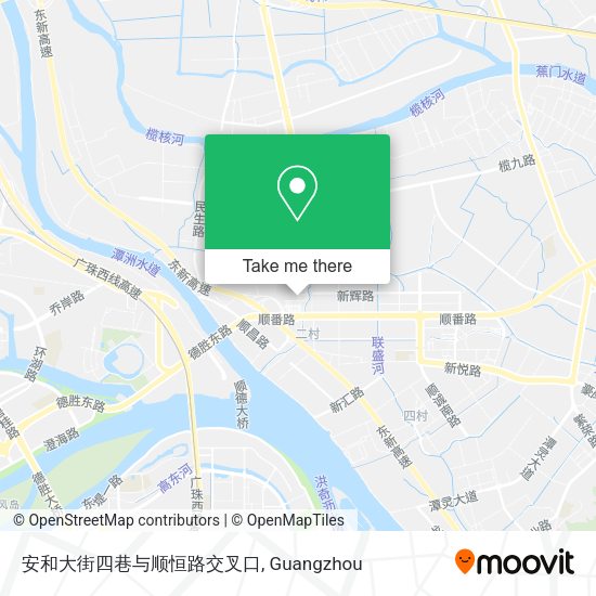 安和大街四巷与顺恒路交叉口 map