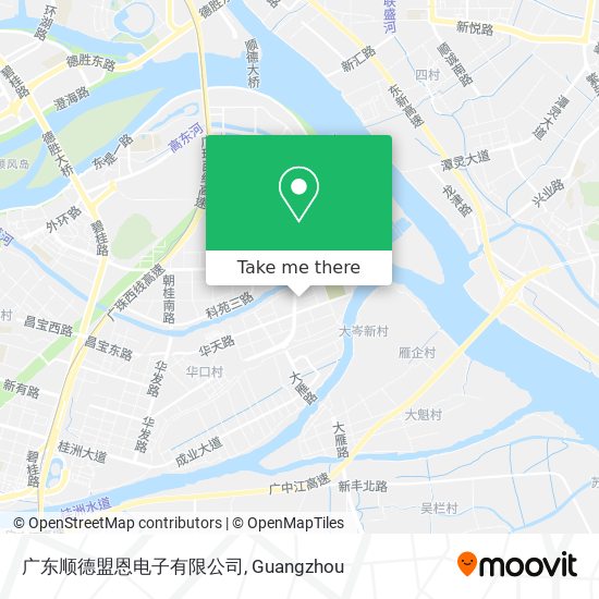 广东顺德盟恩电子有限公司 map