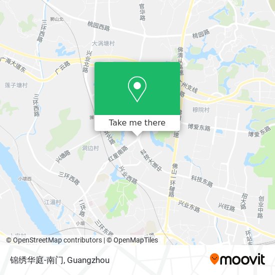 锦绣华庭-南门 map