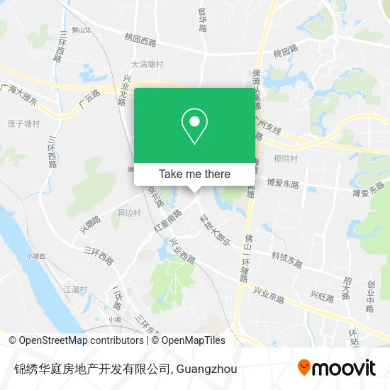 锦绣华庭房地产开发有限公司 map
