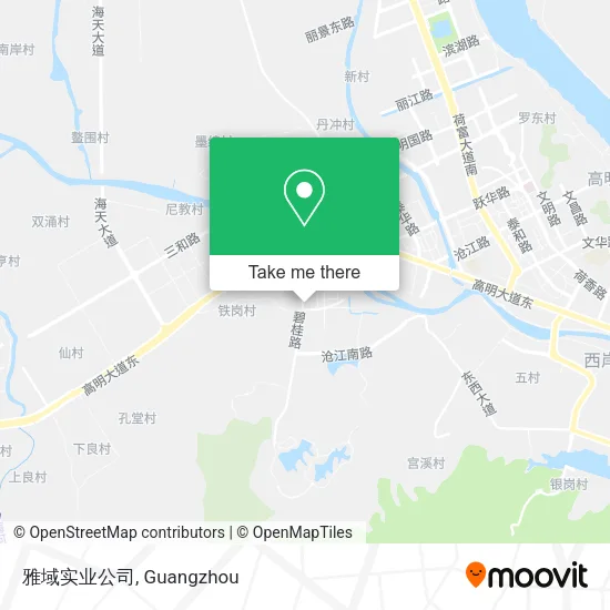雅域实业公司 map