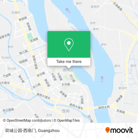荷城公园-西南门 map