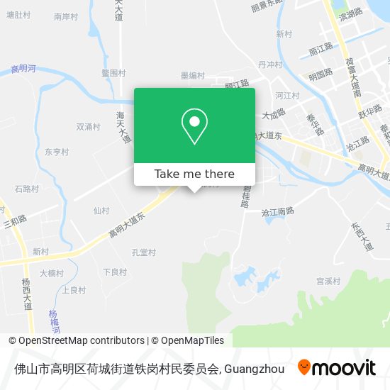 佛山市高明区荷城街道铁岗村民委员会 map