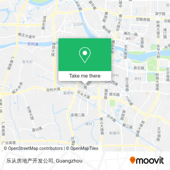 乐从房地产开发公司 map