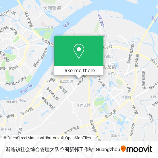 新造镇社会综合管理大队谷围新邨工作站 map