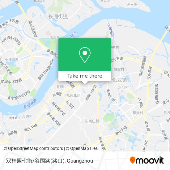 双桂园七街/谷围路(路口) map