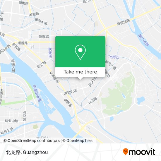 北龙路 map