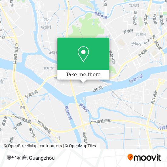 展华渔溏 map