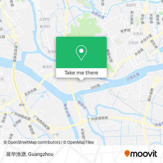 展华渔溏 map