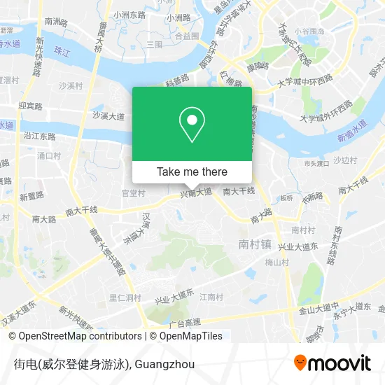 街电(威尔登健身游泳) map