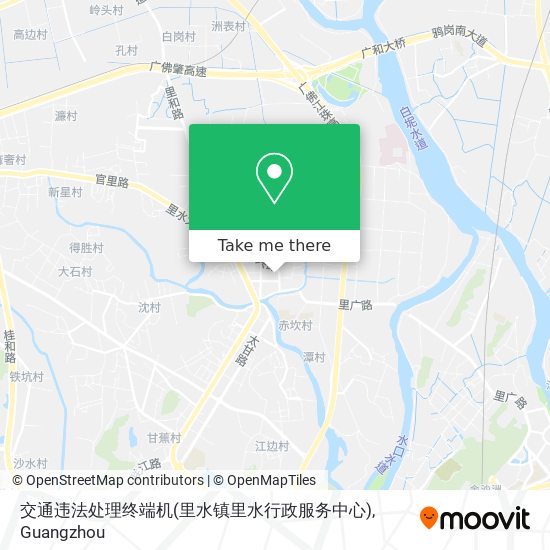 交通违法处理终端机(里水镇里水行政服务中心) map