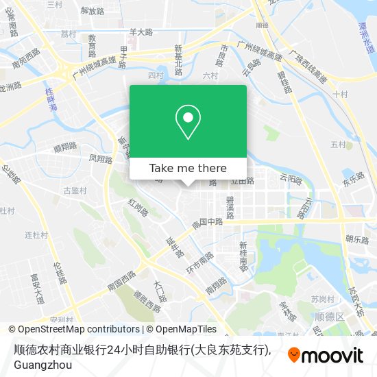 顺德农村商业银行24小时自助银行(大良东苑支行) map
