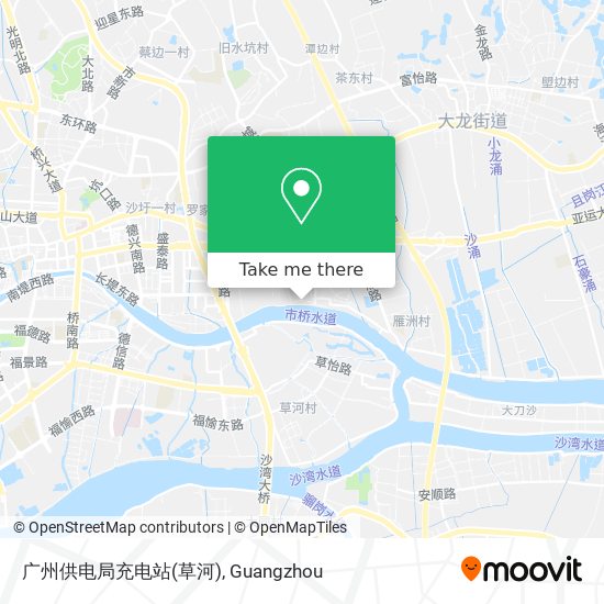广州供电局充电站(草河) map