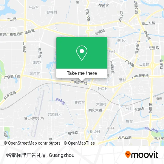 铭泰标牌广告礼品 map