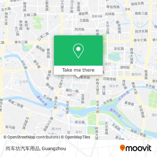 尚车坊汽车用品 map