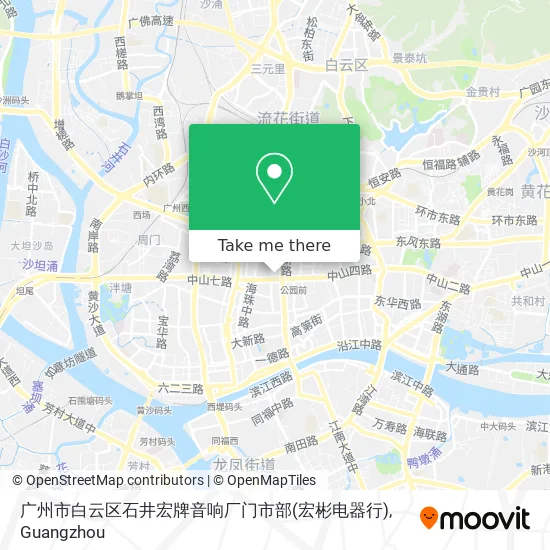 广州市白云区石井宏牌音响厂门市部(宏彬电器行) map