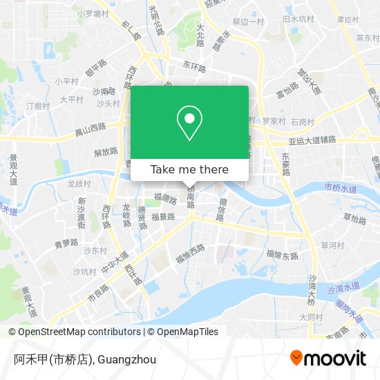 阿禾甲(市桥店) map