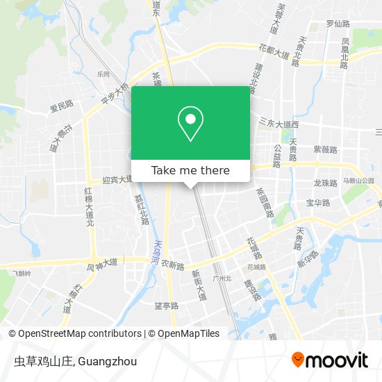 虫草鸡山庄 map
