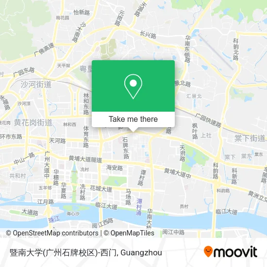 暨南大学(广州石牌校区)-西门 map