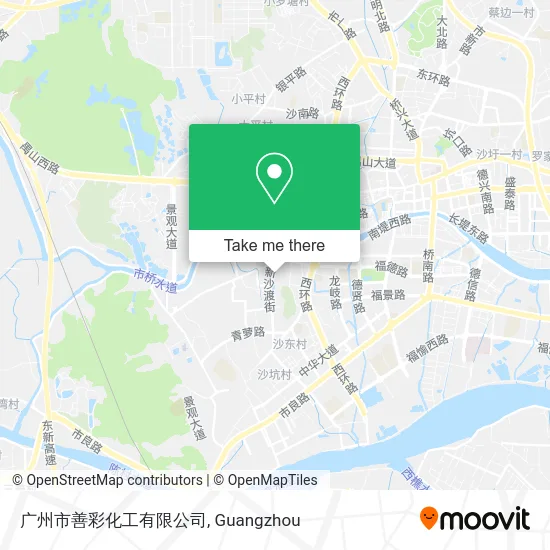广州市善彩化工有限公司 map