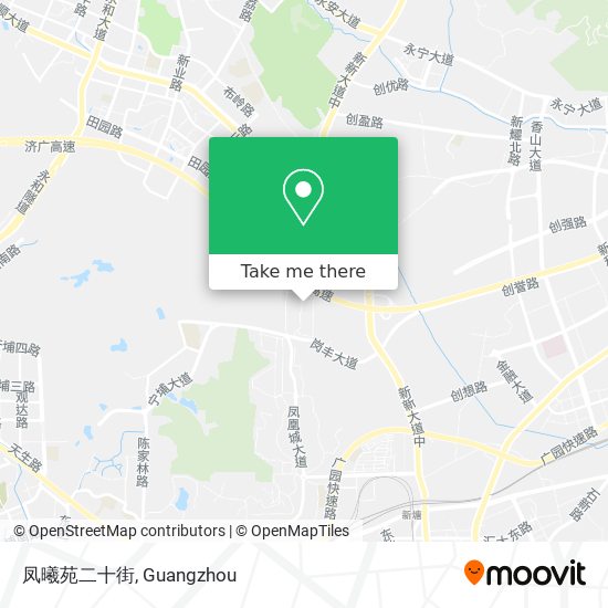凤曦苑二十街 map
