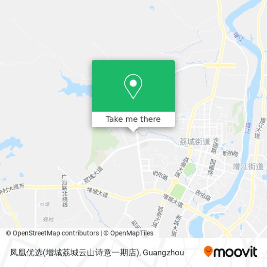 凤凰优选(增城荔城云山诗意一期店) map