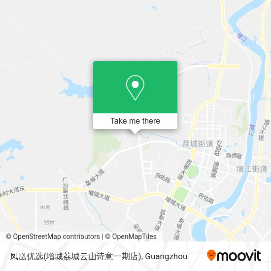 凤凰优选(增城荔城云山诗意一期店) map