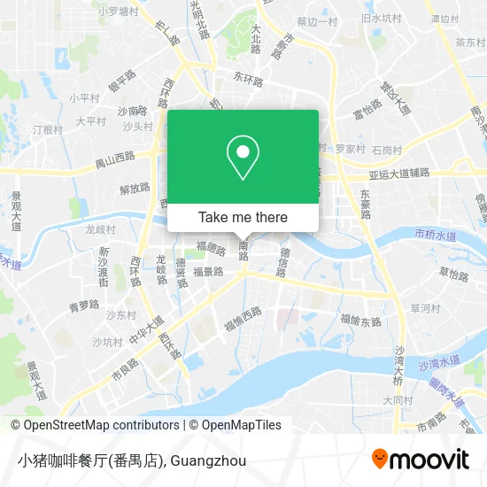 小猪咖啡餐厅(番禺店) map