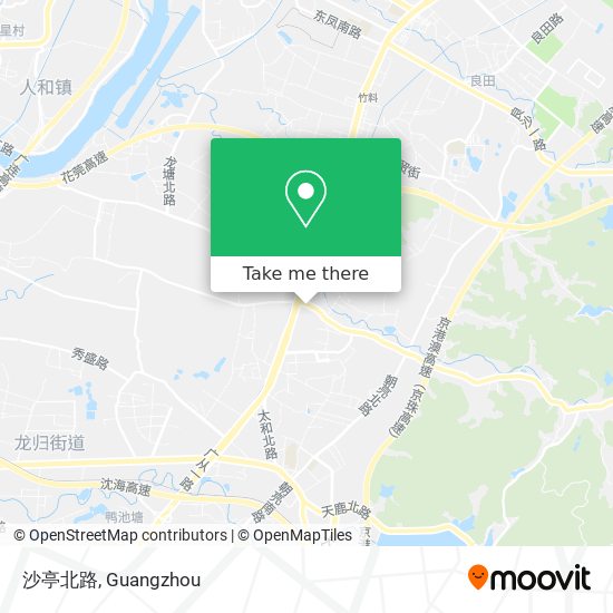沙亭北路 map