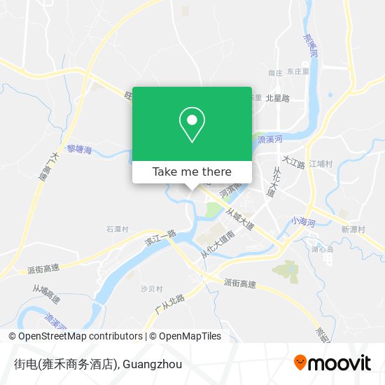 街电(雍禾商务酒店) map
