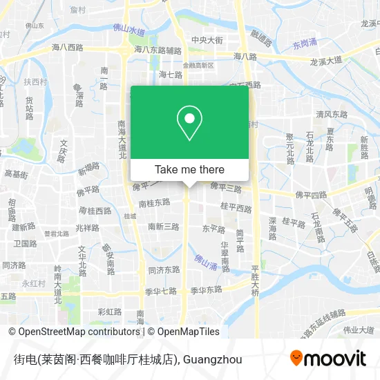 街电(莱茵阁·西餐咖啡厅桂城店) map