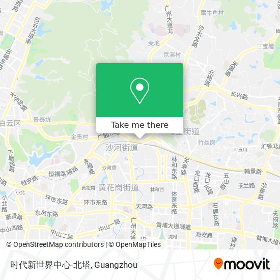 时代新世界中心-北塔 map