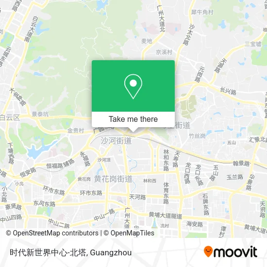 时代新世界中心-北塔 map