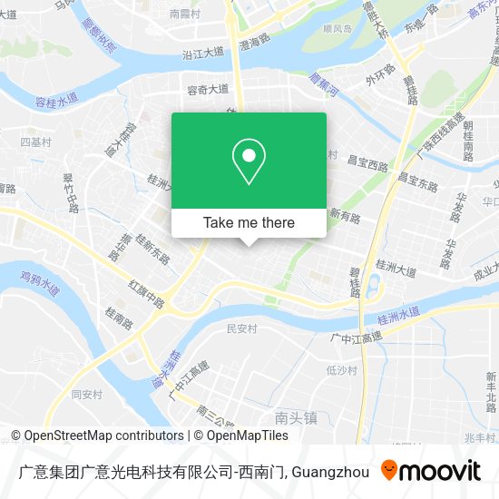 广意集团广意光电科技有限公司-西南门 map