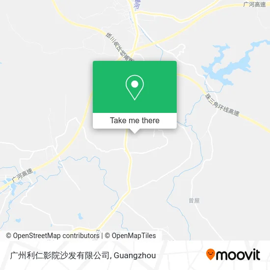 广州利仁影院沙发有限公司 map