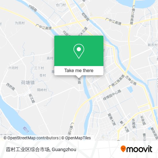 霞村工业区综合市场 map