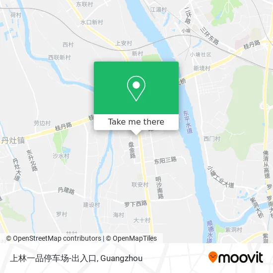 上林一品停车场-出入口 map