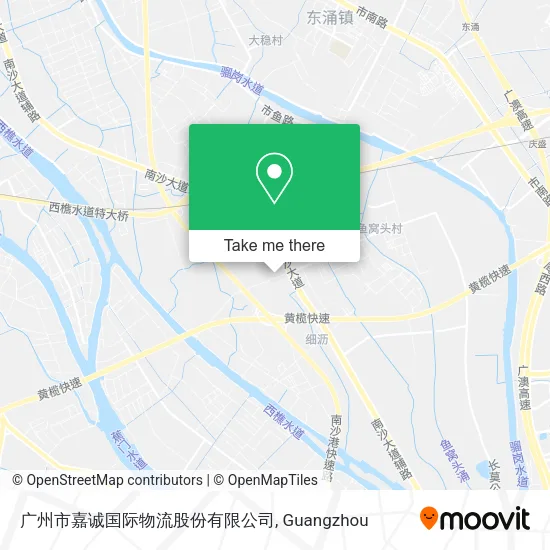 广州市嘉诚国际物流股份有限公司 map