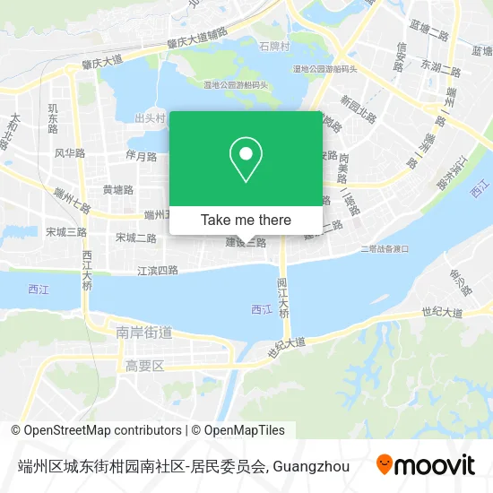 端州区城东街柑园南社区-居民委员会 map