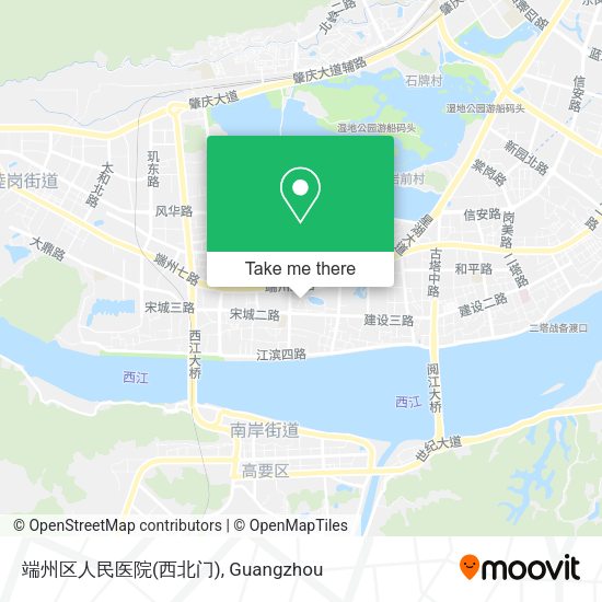 端州区人民医院(西北门) map